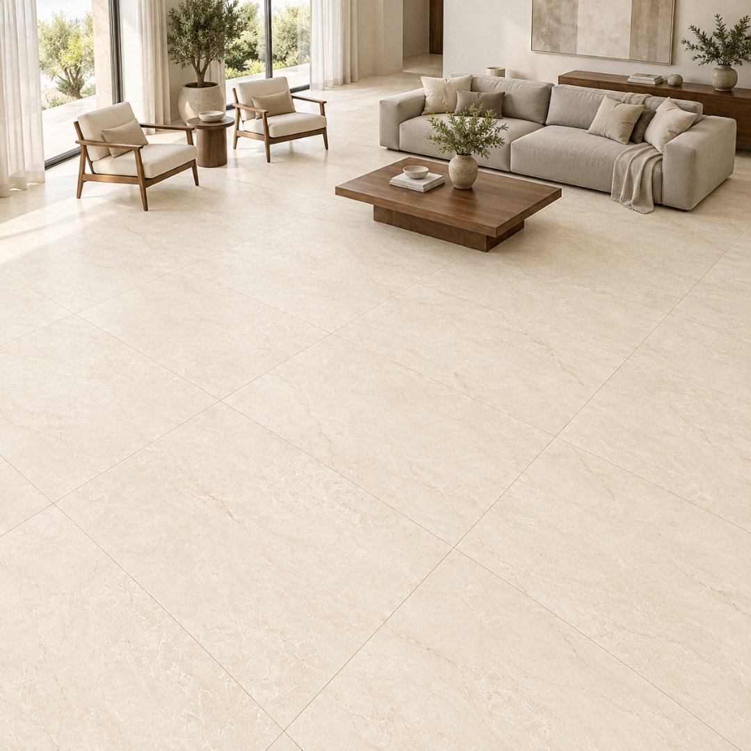 RSC - GLAM CREMA, marble-look wall tile for bathroom (view 3)